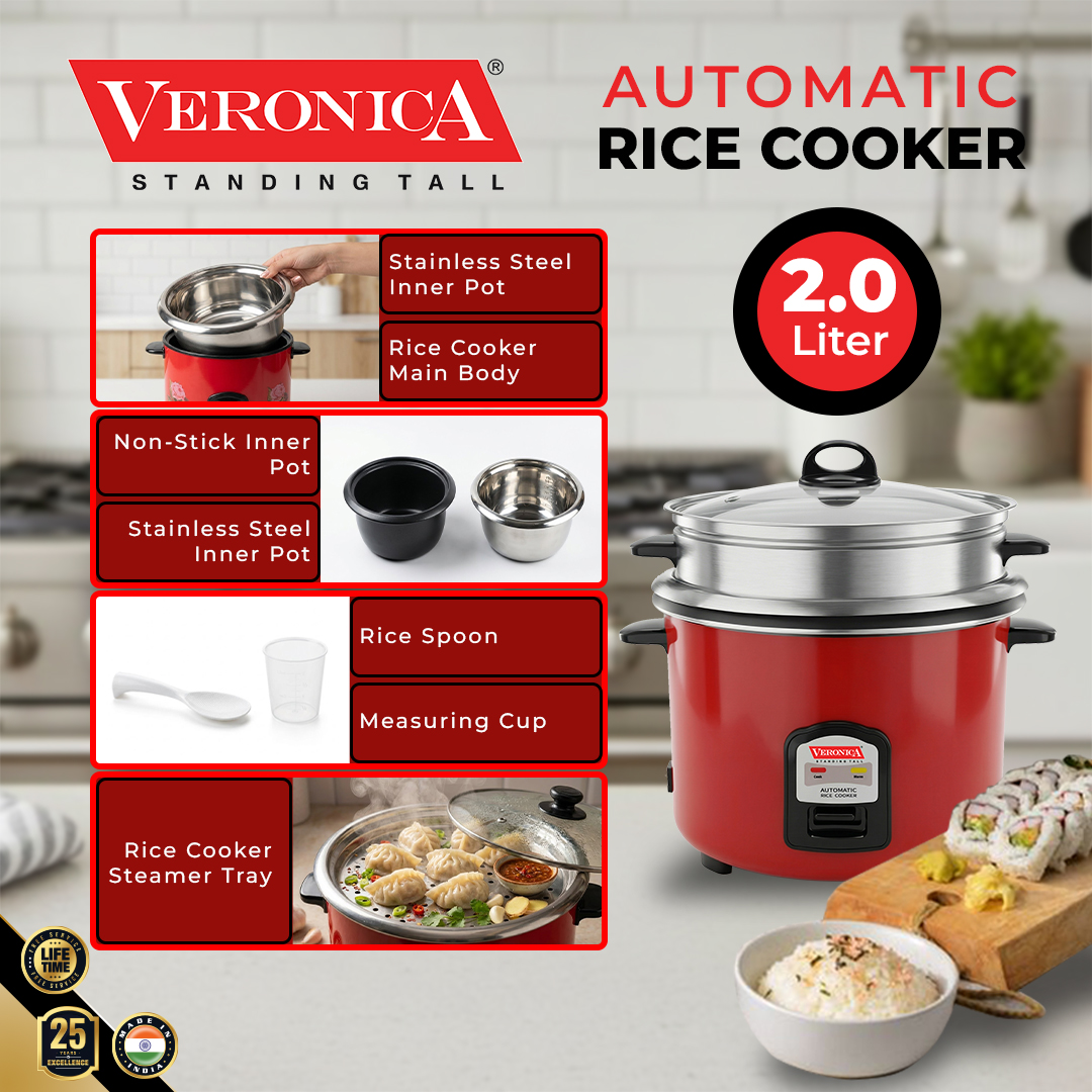Automatic Rice Cooker 2 Liter